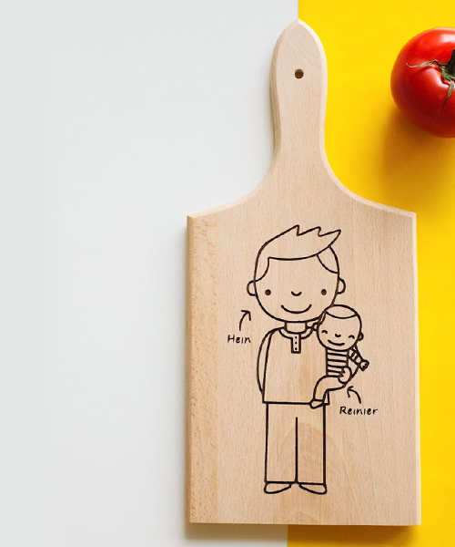 serveerplank lasergraveren