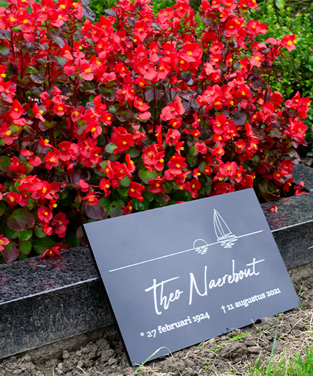 tijdelijke grafmarkering lasergraveren